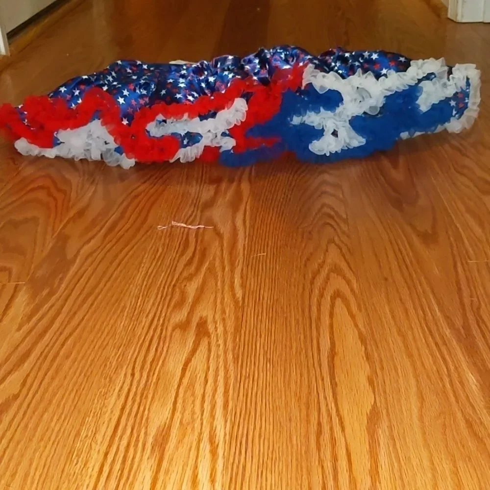 Red White and Blue twirl skirt Sz 4/5